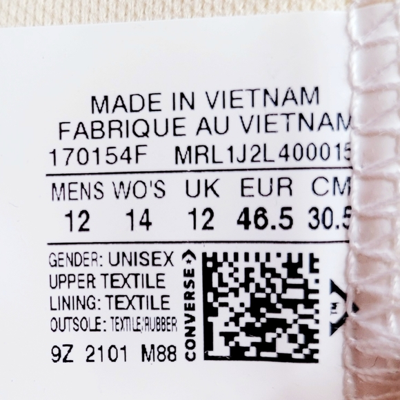 Converse CTAS HI LT Zitron Men's 12/Women's 14 - Picture 6 of 6